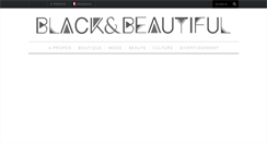 Desktop Screenshot of blackandbeautiful.fr
